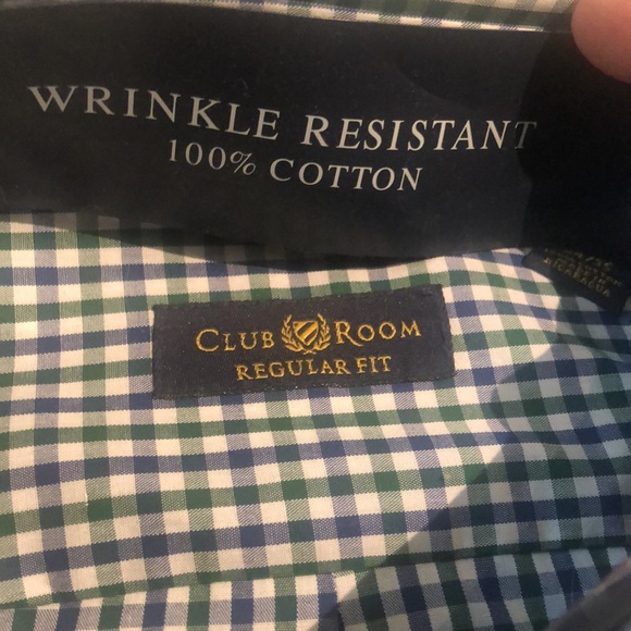 NWT , mens plaid shirt, long sleeve, button down collar - Picture 2 of 4